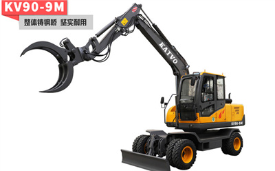 KV90-9M小型轮式抓木机