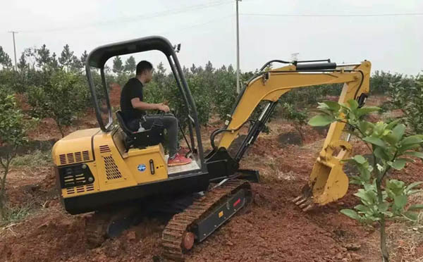 小型挖掘机发动机转速故障的